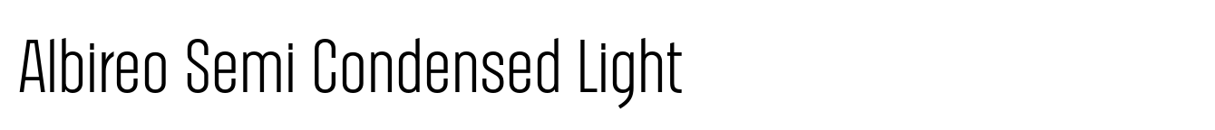 Albireo Semi Condensed Light